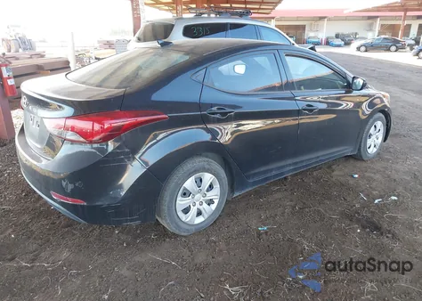 2016 Hyundai Elantra Se из США, поврежденный, VIN 5NPDH4AE4GH775992